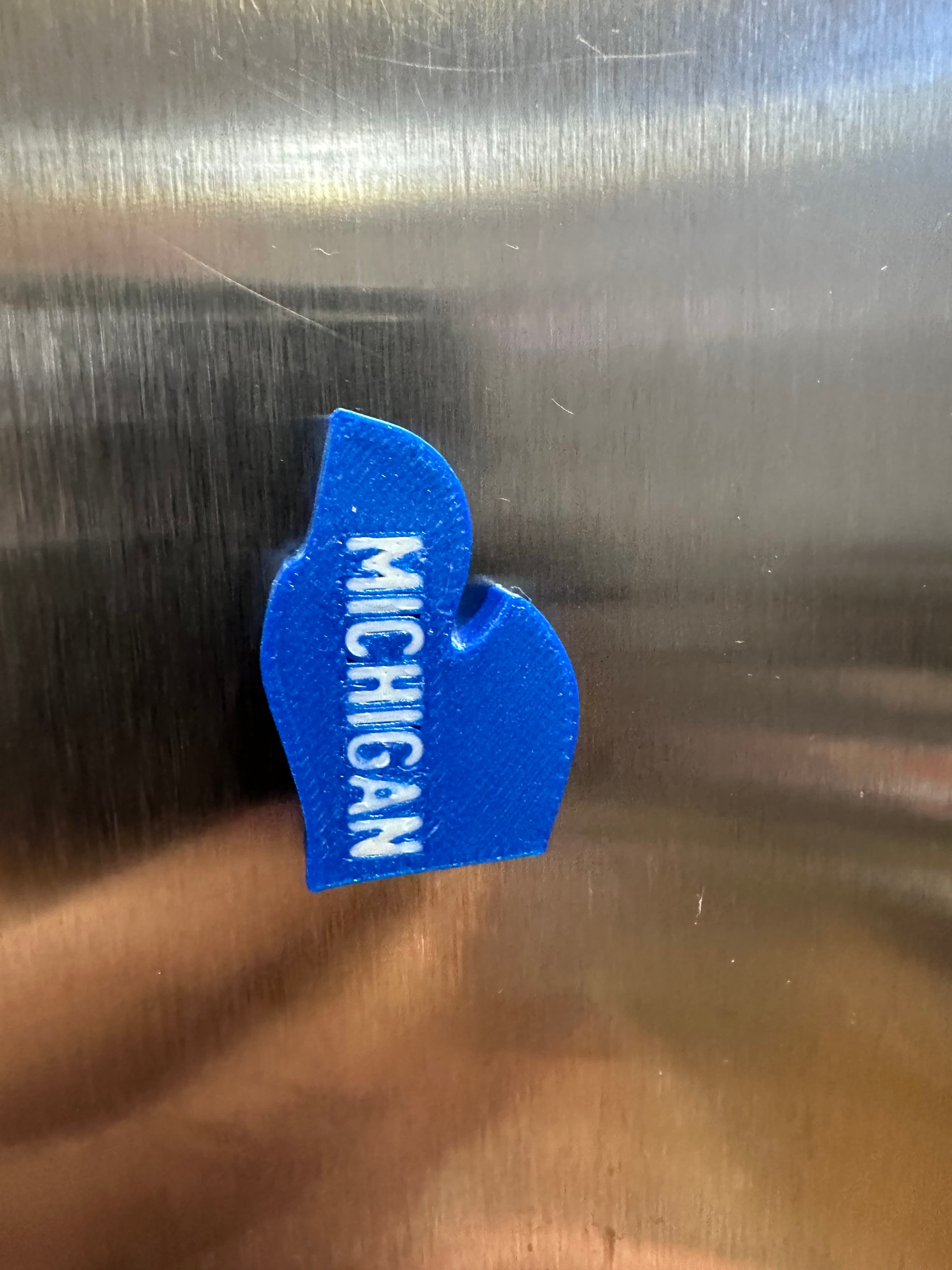 Merica Fridge Magnets - MMU version - MICHIGAN 3d model
