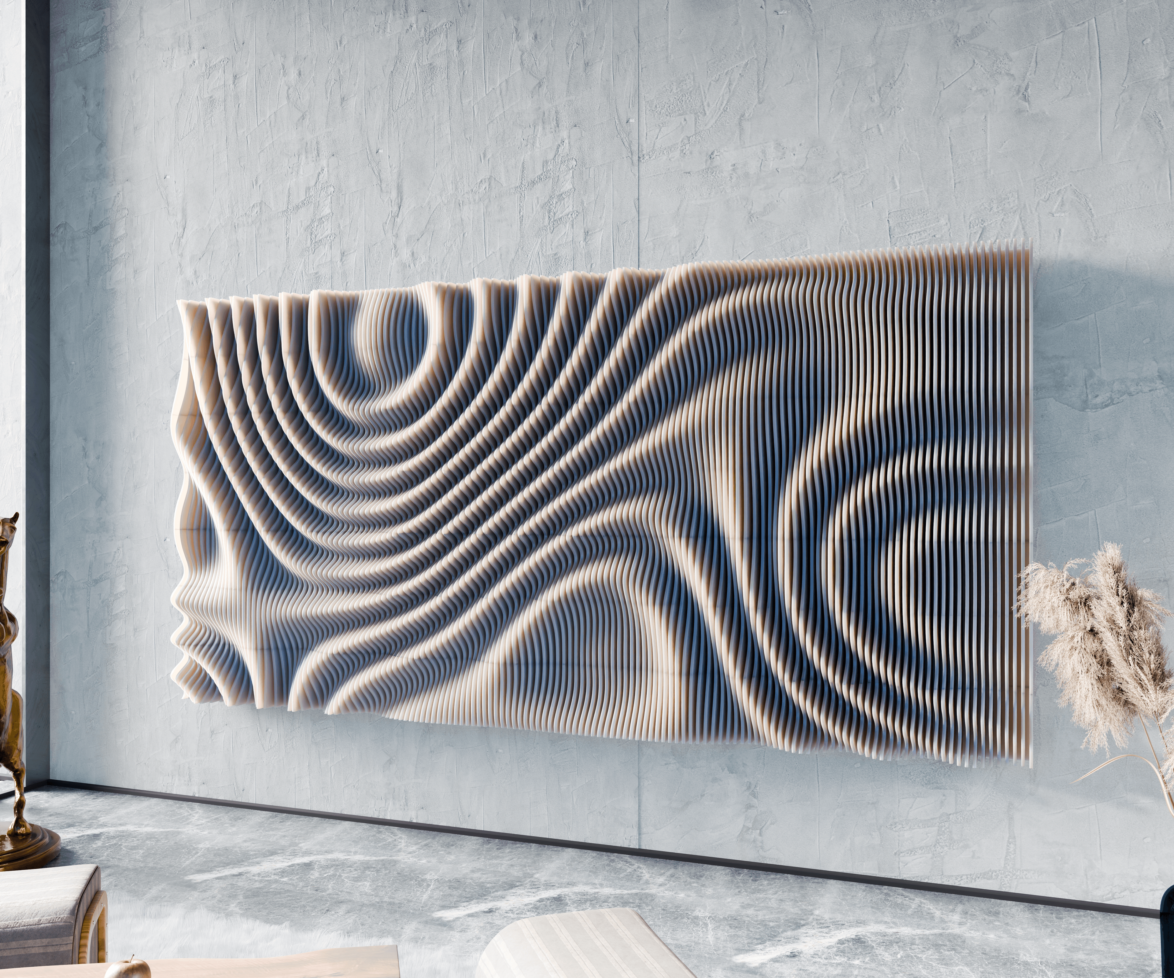 Parametric Wall Decor V4 3d model