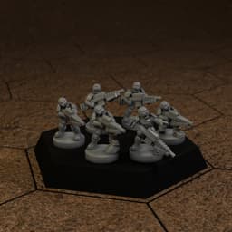 Sniper Infantry for American Mecha 3d model