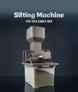 Sifting Machine for IKEA Samla Box 3d model