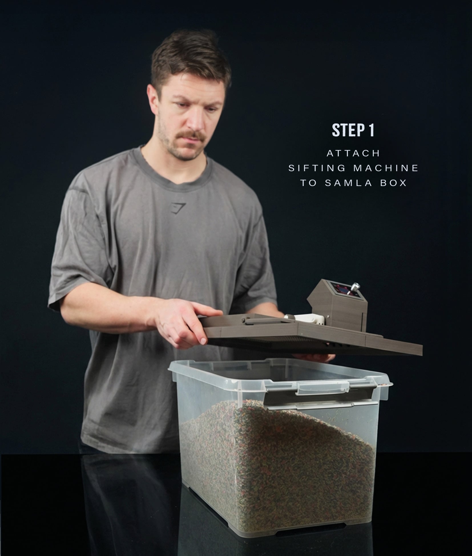 Sifting Machine for IKEA Samla Box 3d model