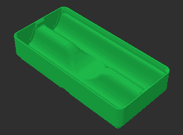 Gridfinity Bic Lighter Tray 3d model