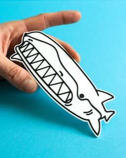 Great Wide Shark // Rejected Animals Decal 3d model