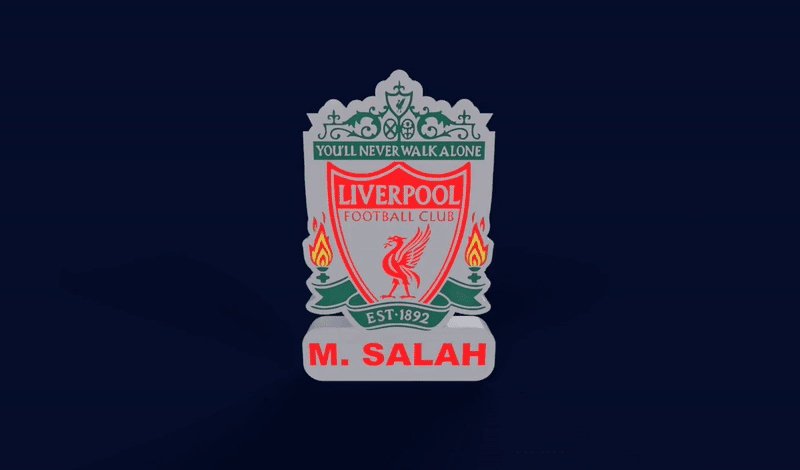 Liverpool F.C. Sign - LED Strip Compatible 3d model
