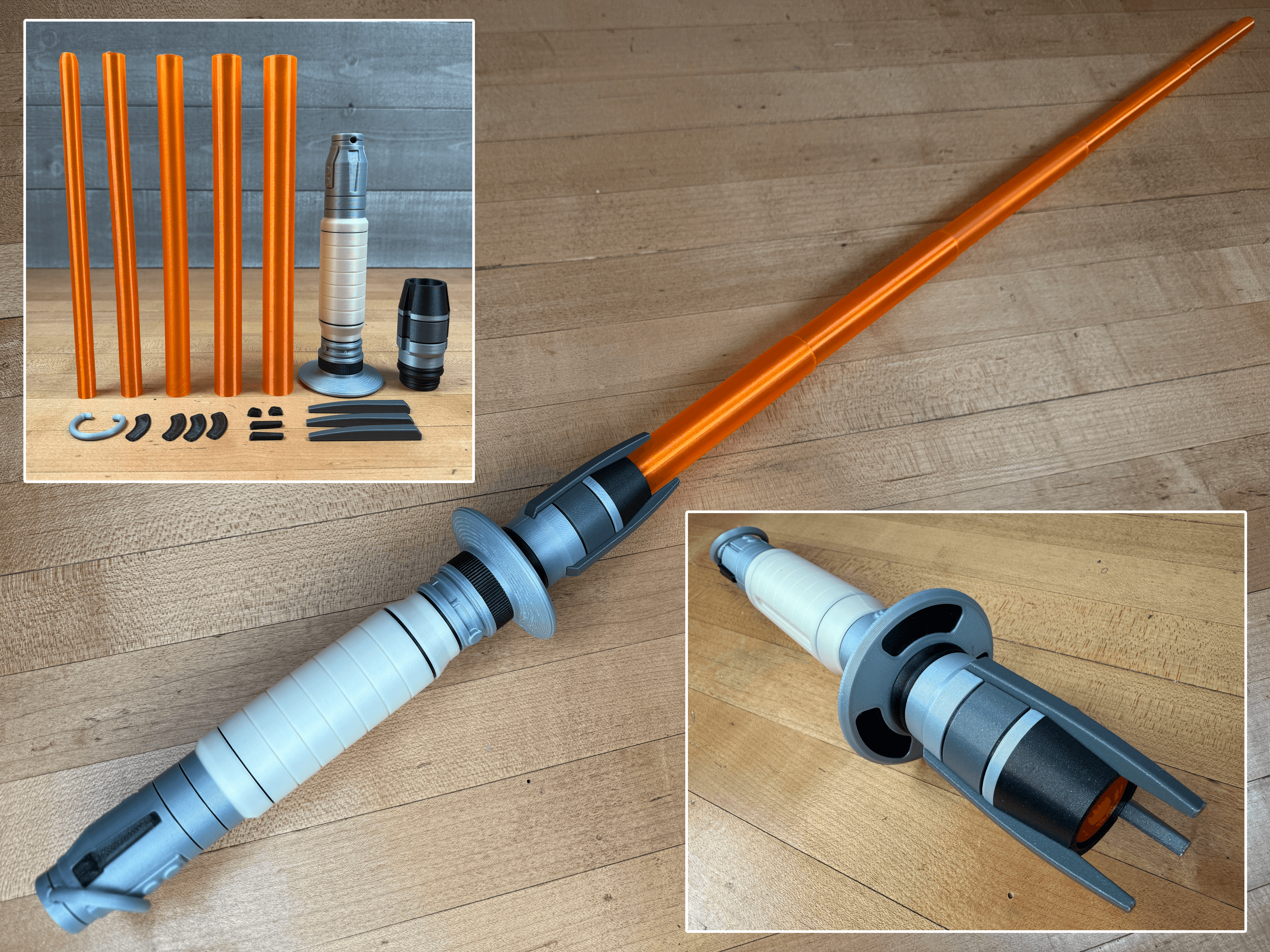 Shin Hati's Collapsing Lightsaber 3d model