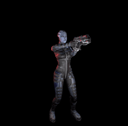 Mass Effect Liara 3d model