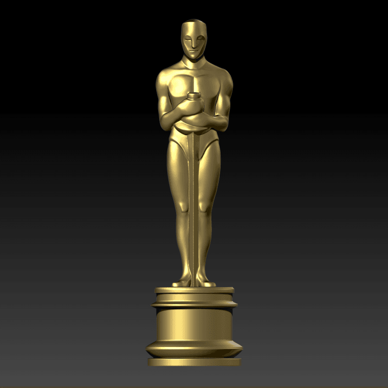 Oscar Trophy 3d model
