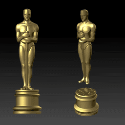 Oscar Trophy 3d model