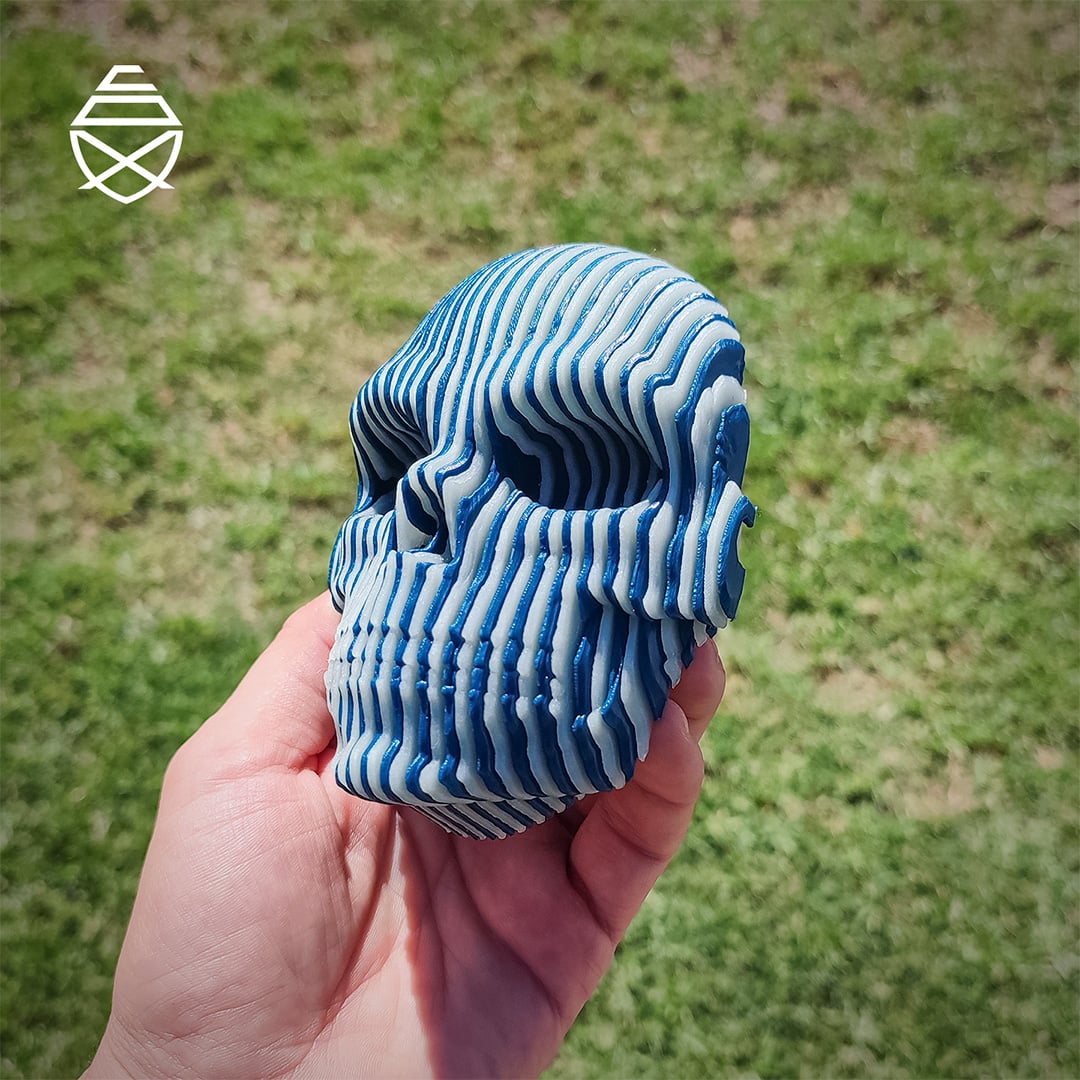 Quantum Skull 3d model