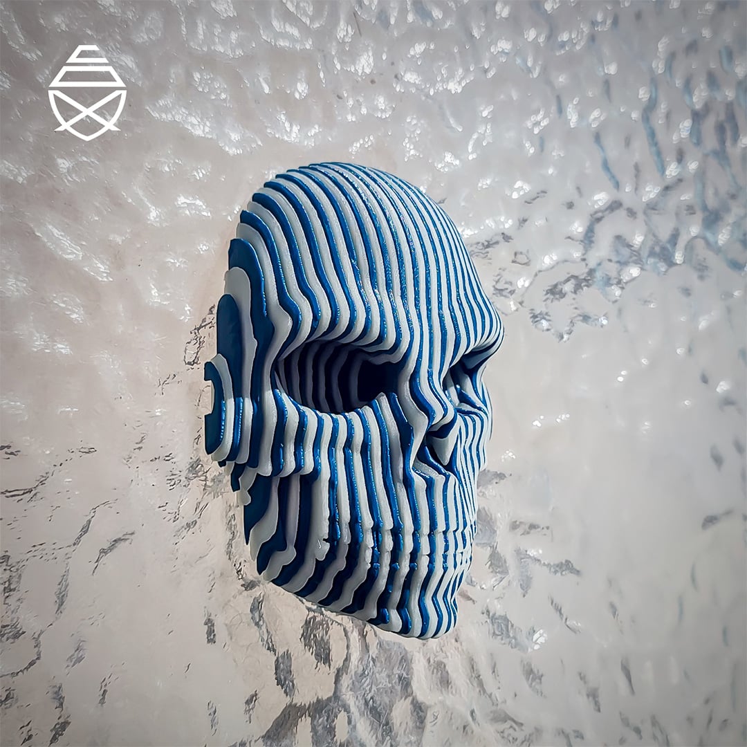 Quantum Skull 3d model