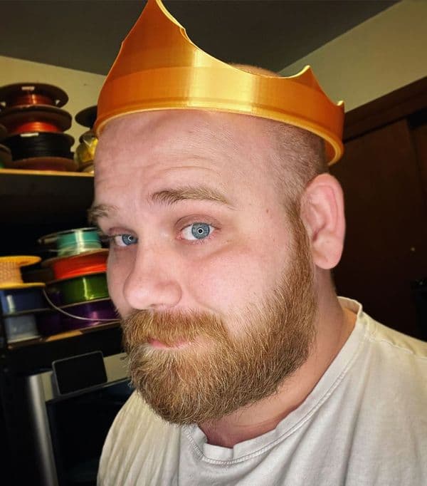 Fantasy Crown - Print in Place 3d model