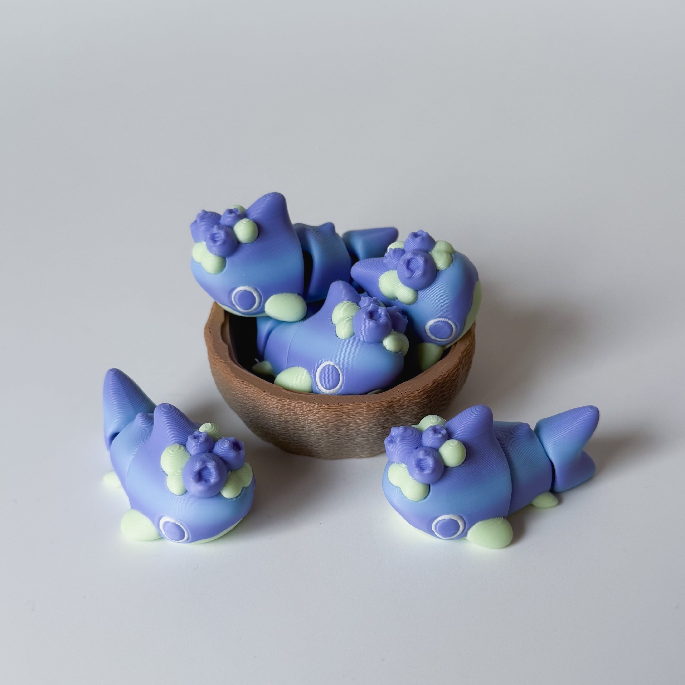 Blueberry Shark and Clicker 3d model
