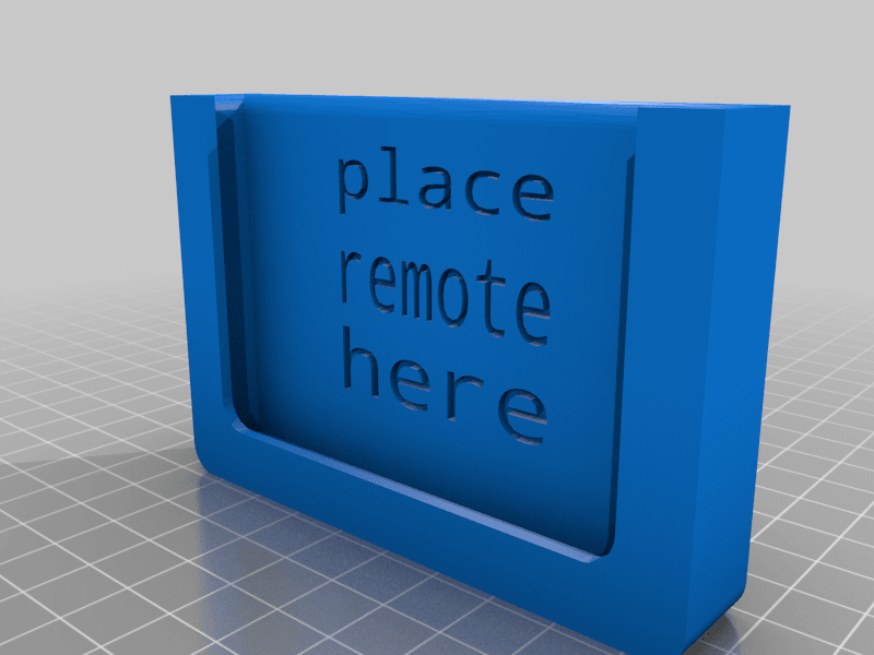 Logitech Meetup Remote holder 3d model