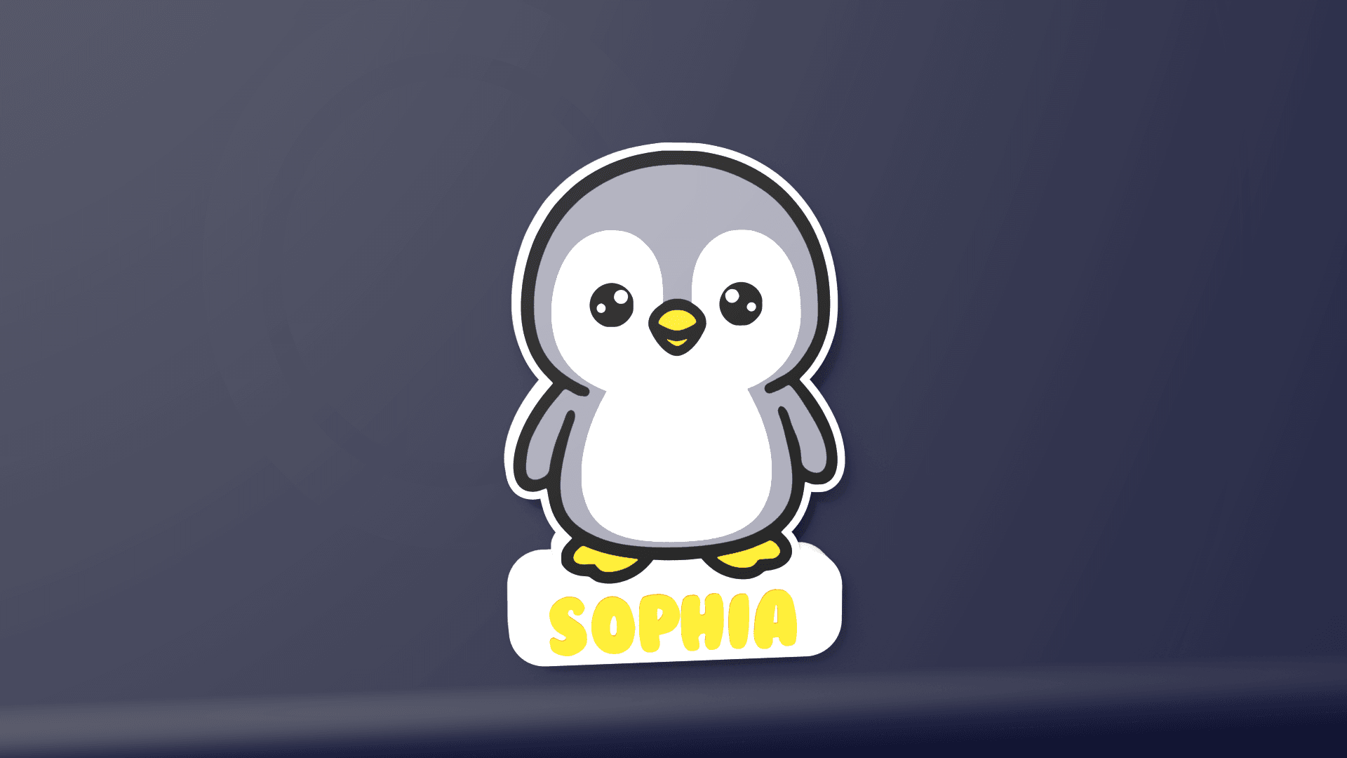 Cute Penguin - LED Strip compatible 3d model