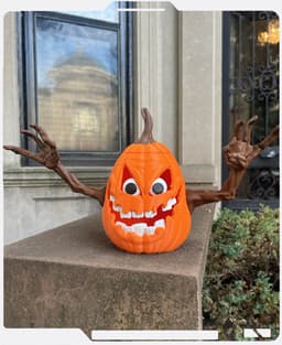 harry the scary jack o lanterb 3d model