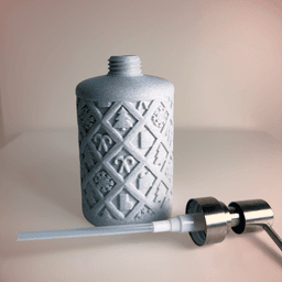Soap/Liquid Dispenser Christmas Grid 3d model