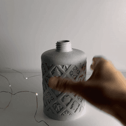 Soap/Liquid Dispenser Christmas Grid 3d model