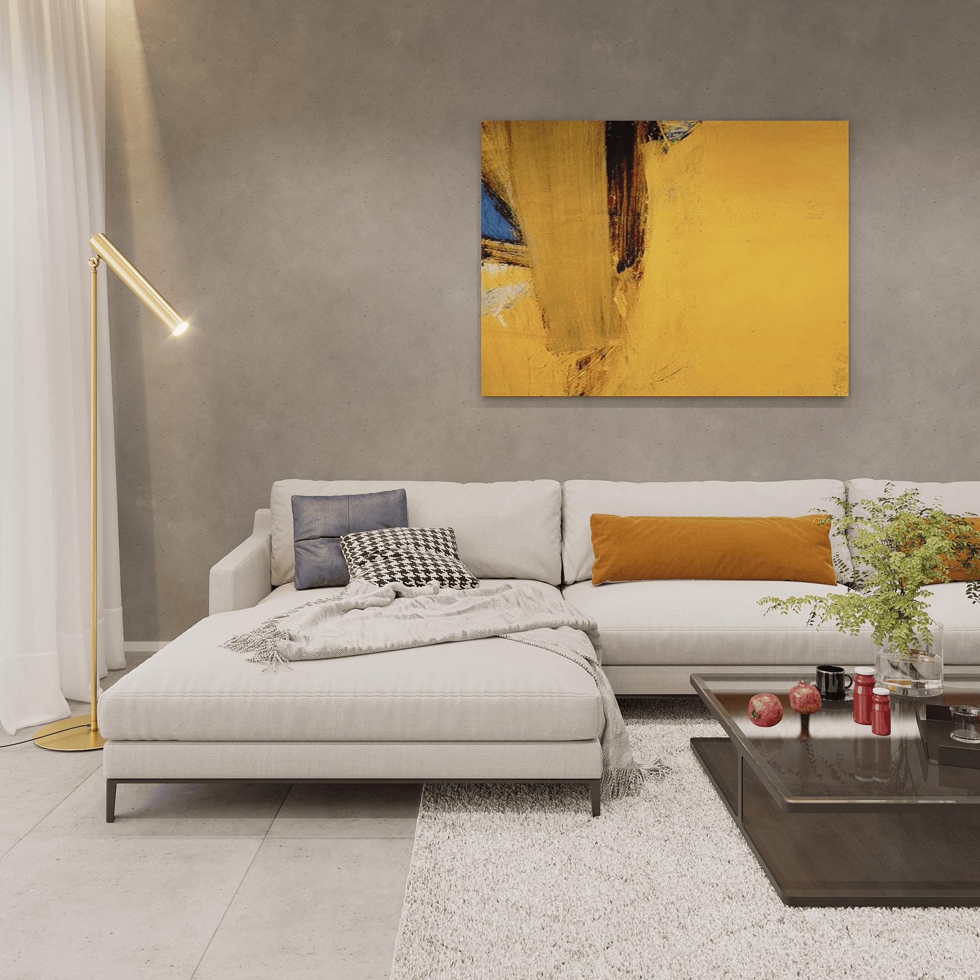 Simple floor lamp, SKU. 5562 by Pikartlights 3d model