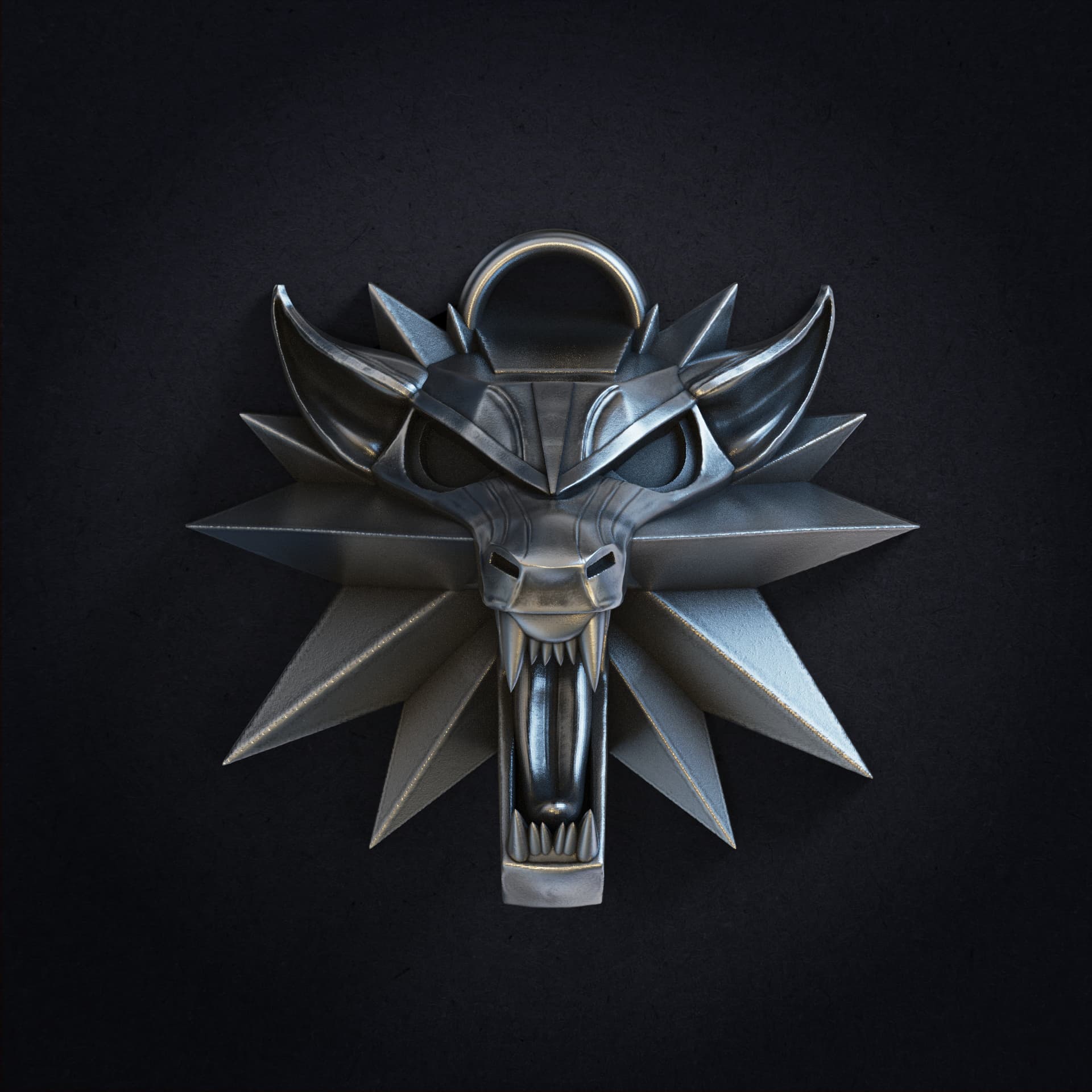 The Witcher Medallion 3d model