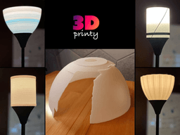 Lamp Shade - Raw Filament 3d model