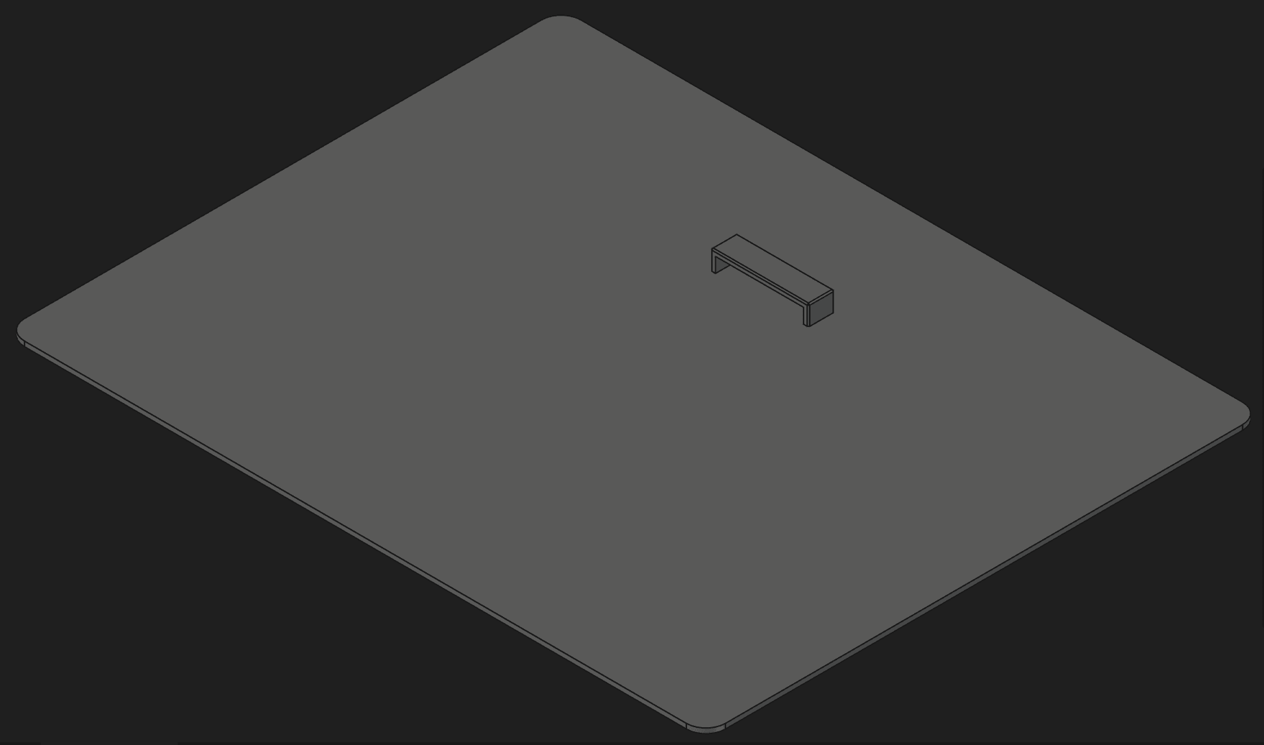 CC2 Filter Baffle Cover 3d model