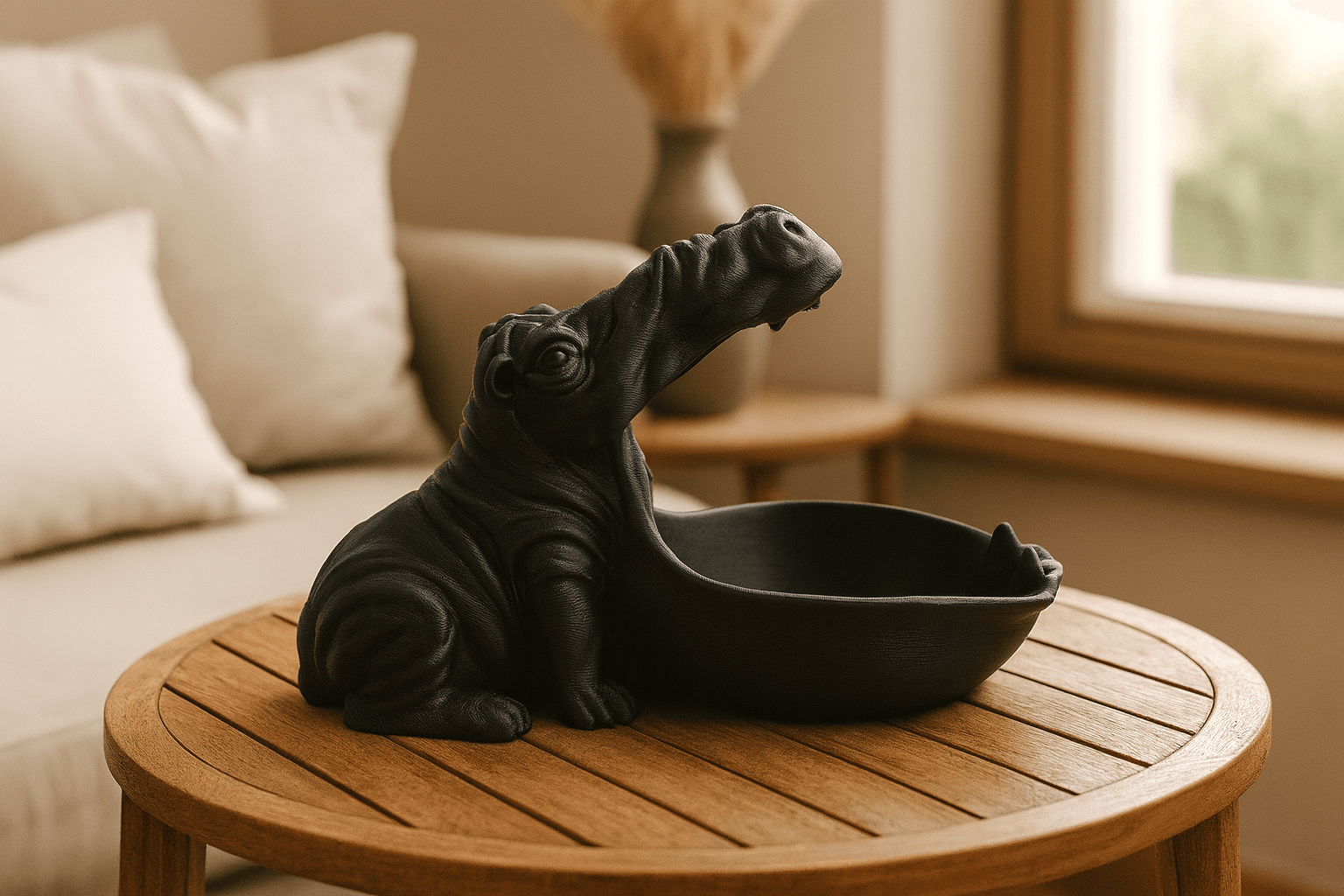 Hippo Bowl – Sculptural Storage Solution 3d model
