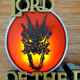 Lord of the Rings Lamp 3d model