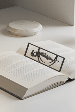 Moon And Bird Bookmark, Creativity Bookmark, Gift Idea 3d model
