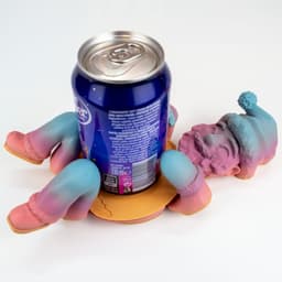 Santa Mug Hugger: Self-Adjusting Coaster 3d model
