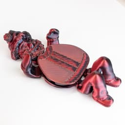 Santa Mug Hugger: Self-Adjusting Coaster 3d model