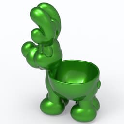 DEER BOWL POT 3d model
