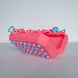 Skull Clutch Bag 3d model