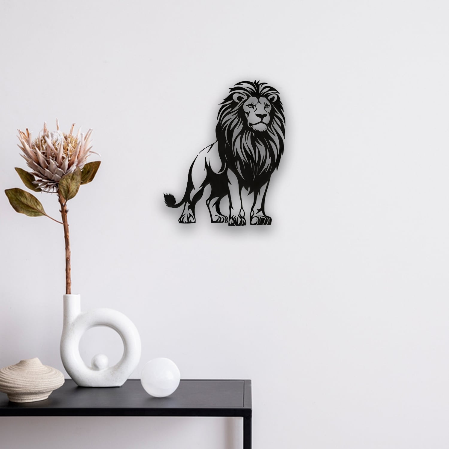 Lion Wall Art 3d model
