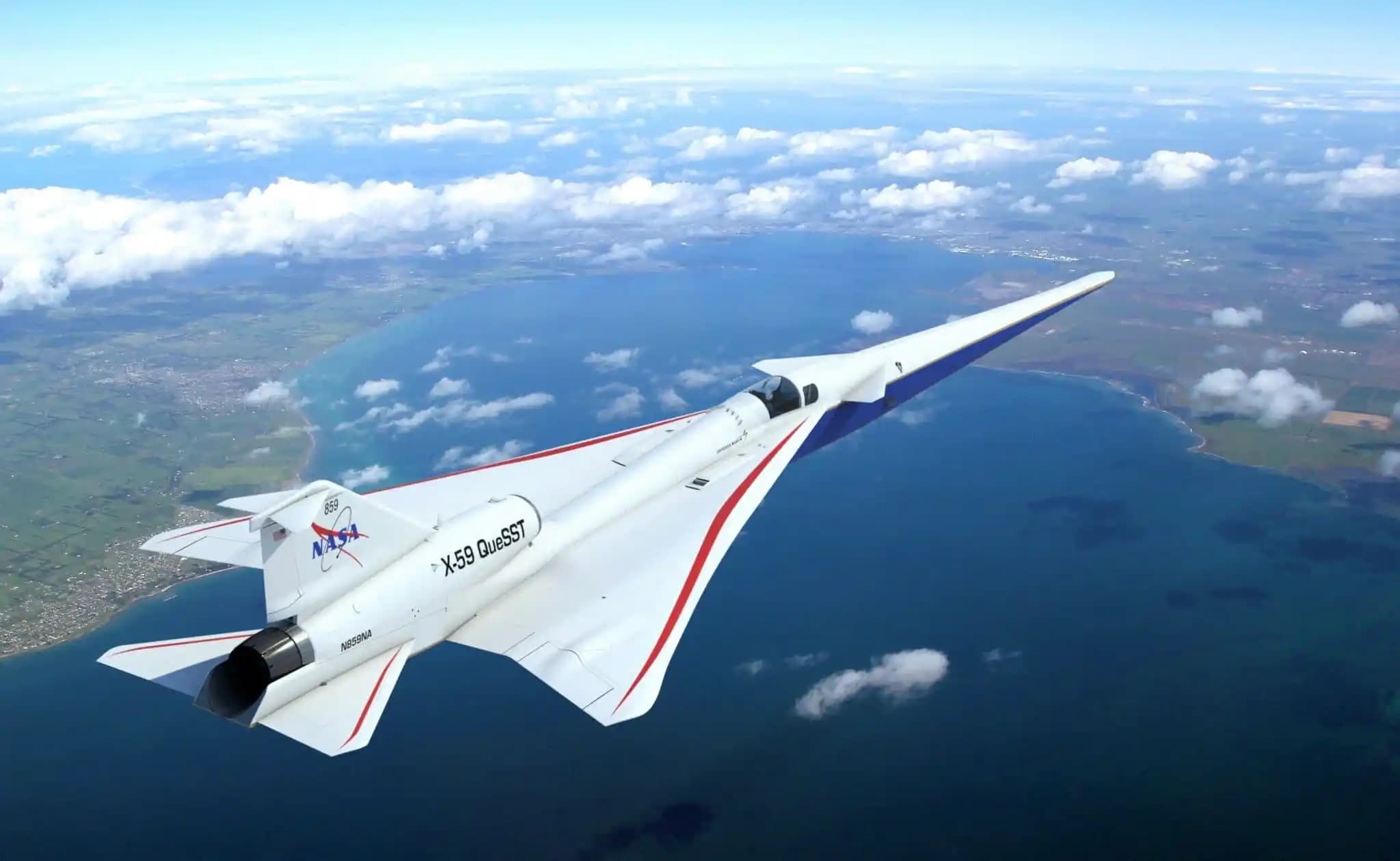 Lockheed Martin X-59 QueSST 3d model