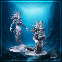 Abyselle, the Tide temptress -set 3d model