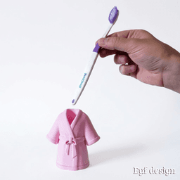 Robe Toothbrush Holder 3d model