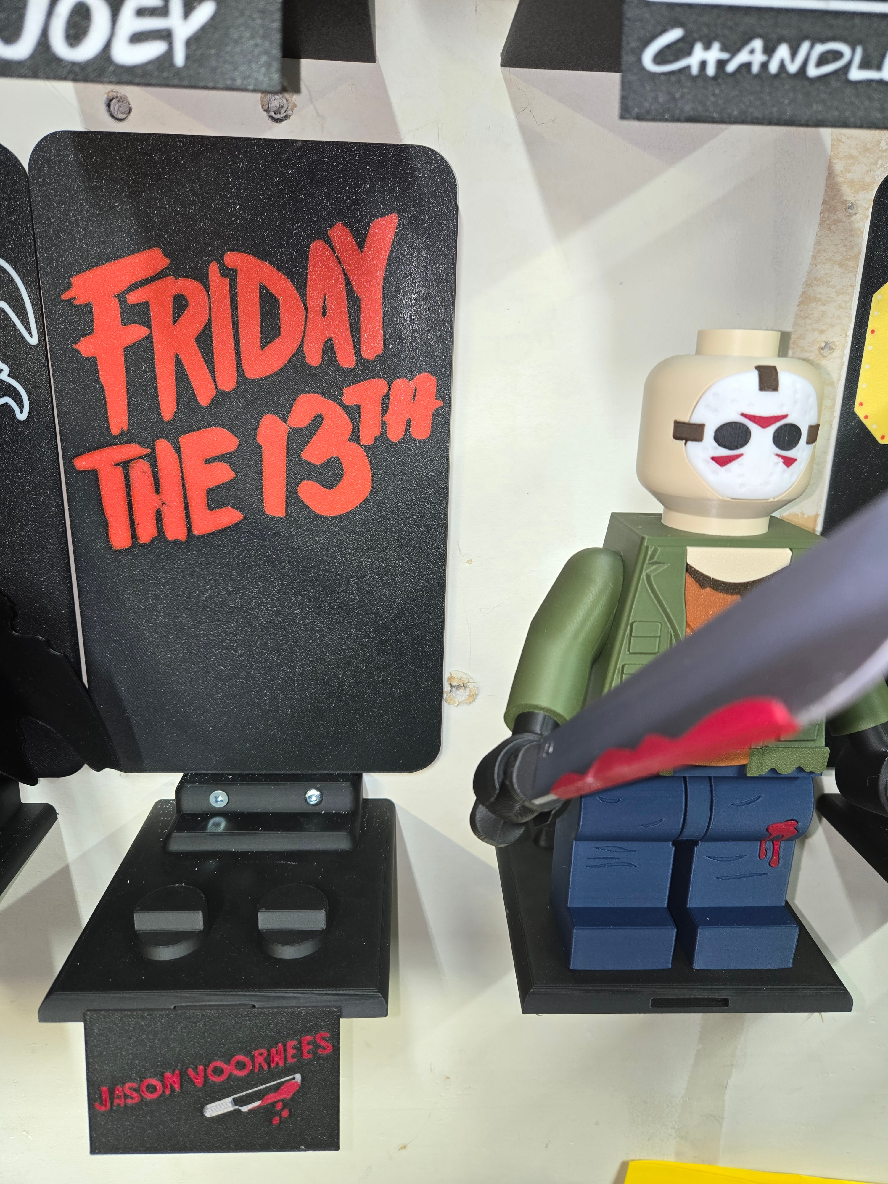 Jason Voorhees Multicolor Nameplates and Backers 3d model
