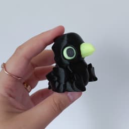 DreamHorn Collab Skull dice tower and Crow slider 3d model