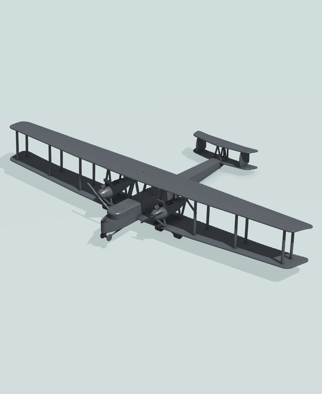 1:144 Zeppelin-Staaken R.VI (R.25) 3d model
