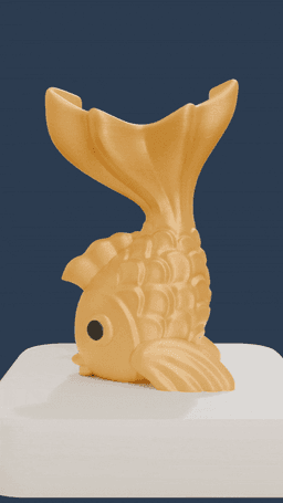 Goldfish Vase 3d model