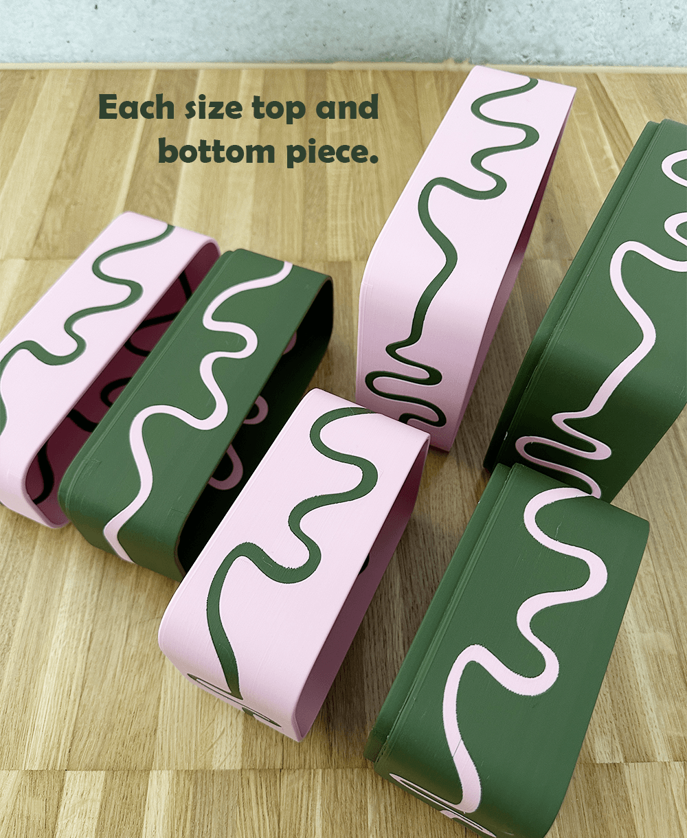 Stackable Box Set of 3 3d model