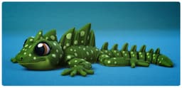 Flexi Basilisk Lizard 3d model