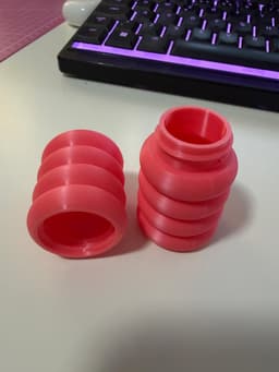 Ripple Chapstick Holder 20mm 3d model