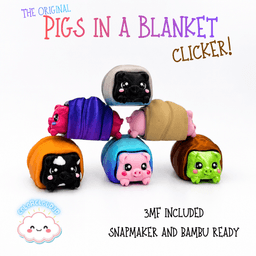 Pig in a Blanket Clicker (The Original) 3d model