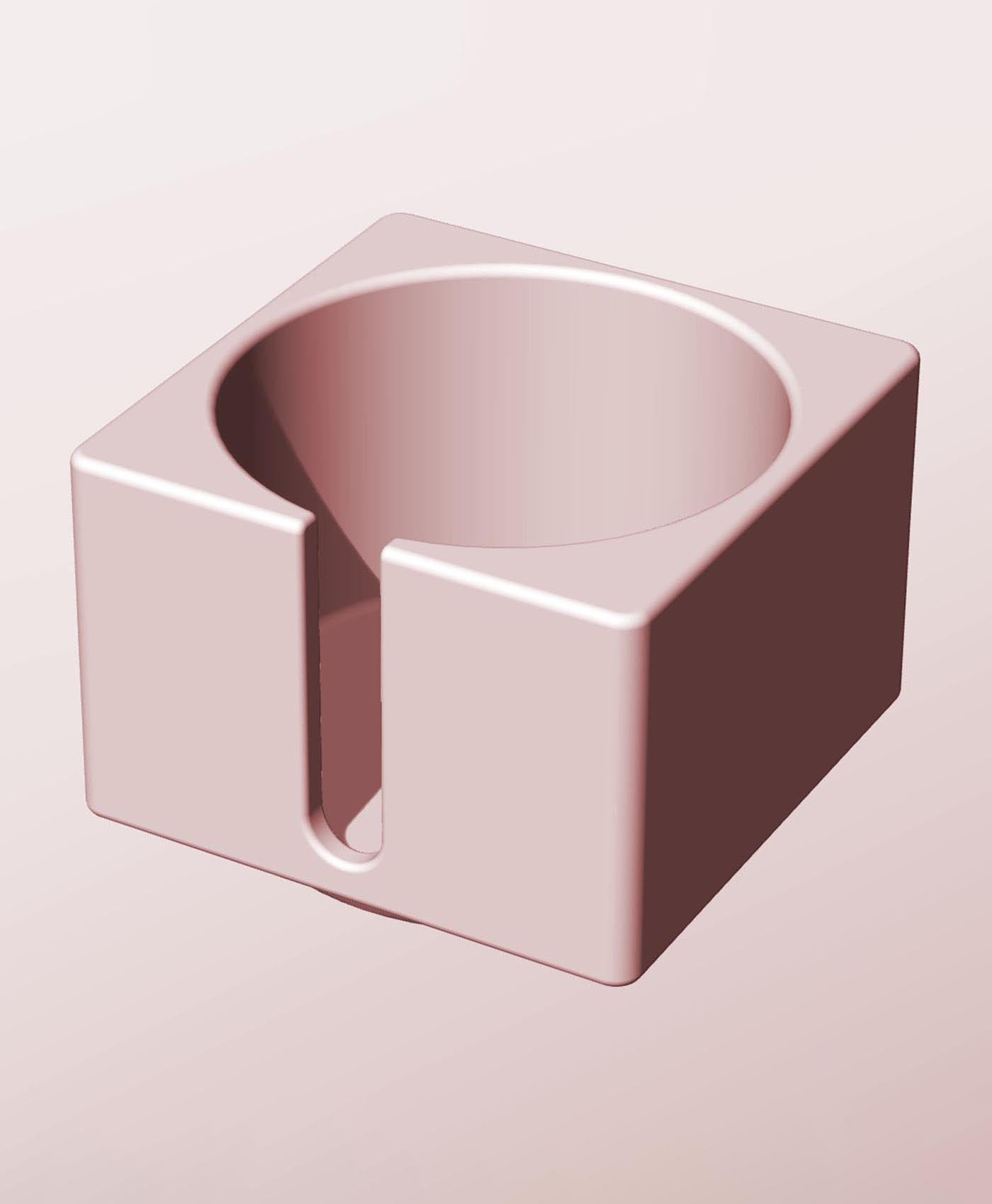 CS68-50-S Modular slotted component container modern decor 3d model
