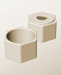 CH96-70-P Pierced container modular stackable module bin box 3d model