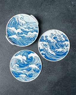 Wave Coasters 3d model