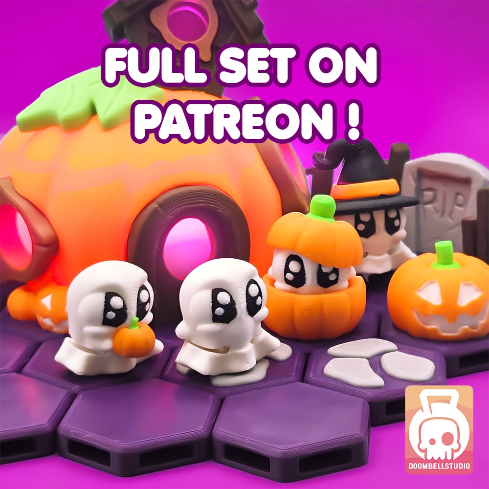 FREE Articulated Mini Ghost 3d model