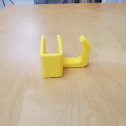 Parametric Under-Desk Headphone Holder 3d model