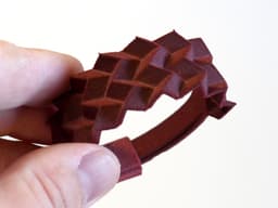 Mountain Valley Cuff (Small) 3d model